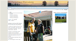 Desktop Screenshot of ferienhaus-rheinsberg.de