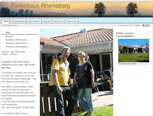Tablet Screenshot of ferienhaus-rheinsberg.de